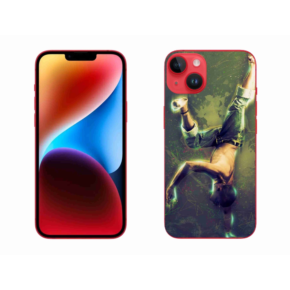 Gelový kryt mmCase na iPhone 14 Plus - breakdance