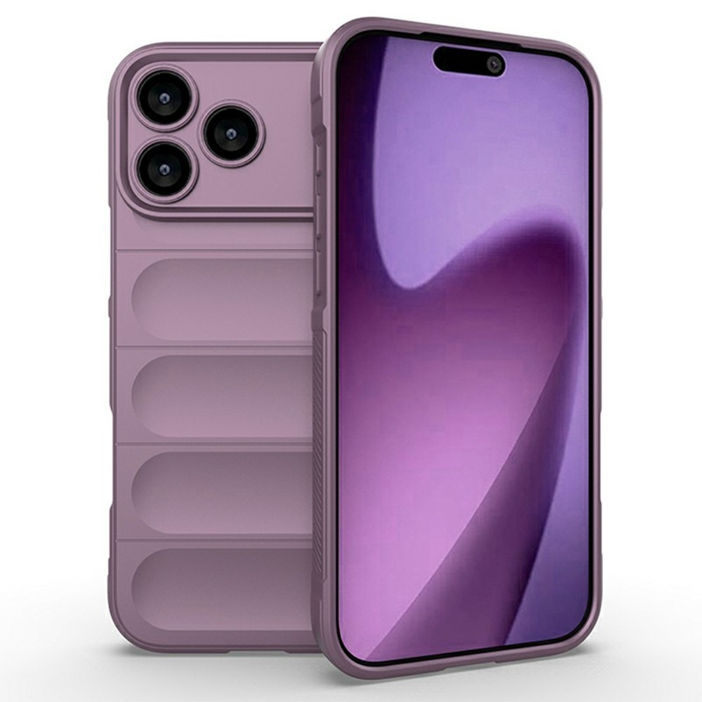 Rugg odolný gelový obal na iPhone 17 Pro - světlefialový
