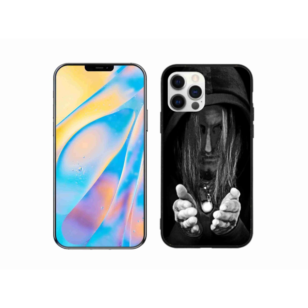 Gelový kryt mmCase na iPhone 12 Pro - tajemná osoba