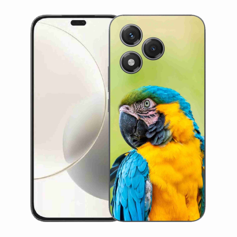 Gelový kryt mmCase na Honor 400 Lite - papoušek ara 2