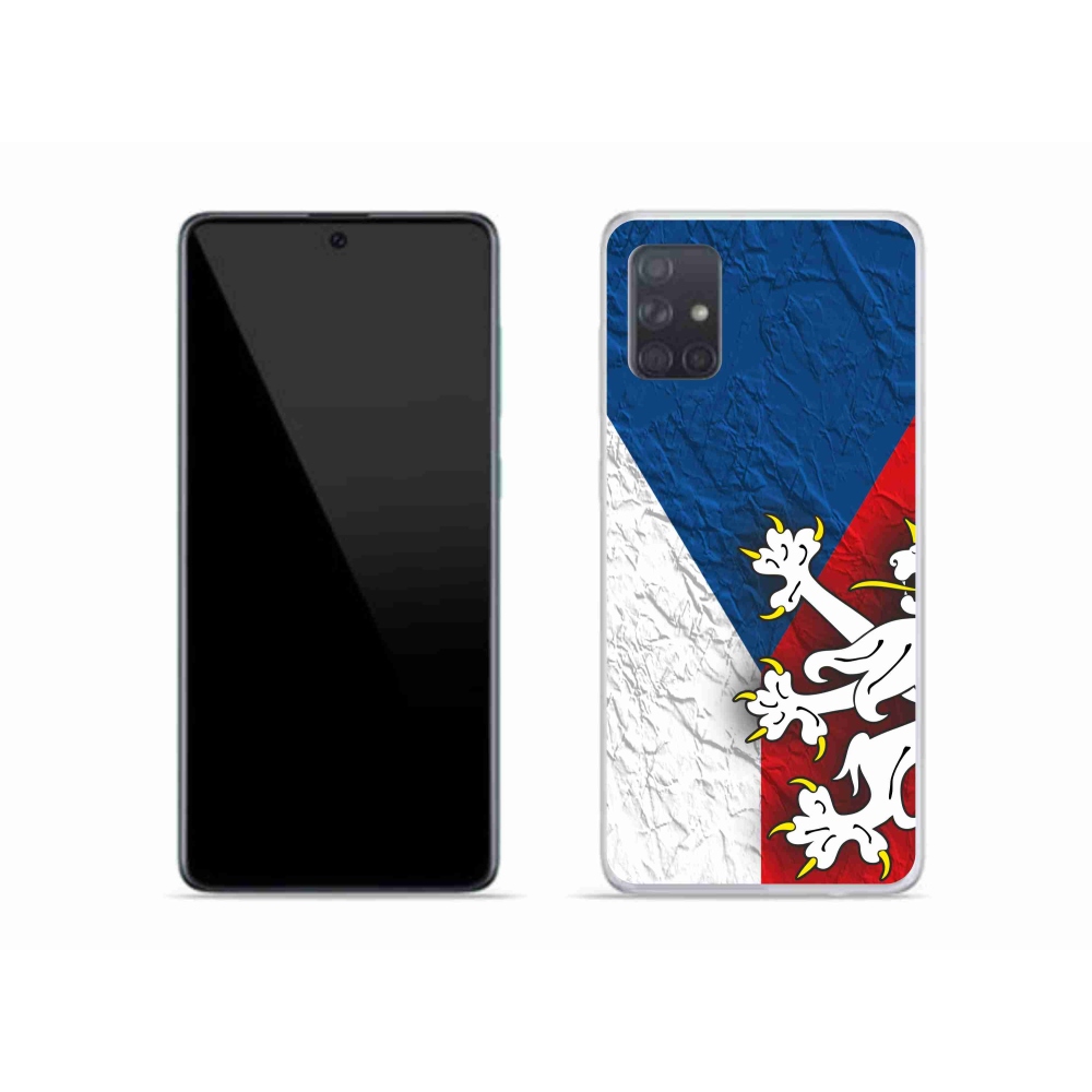 Gelový kryt mmCase na Samsung Galaxy A51 - česká vlajka 1