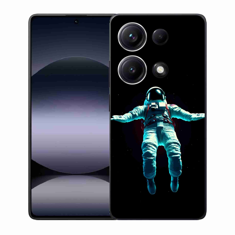 Gelový kryt mmCase na Xiaomi Redmi Note 14S - kosmonaut