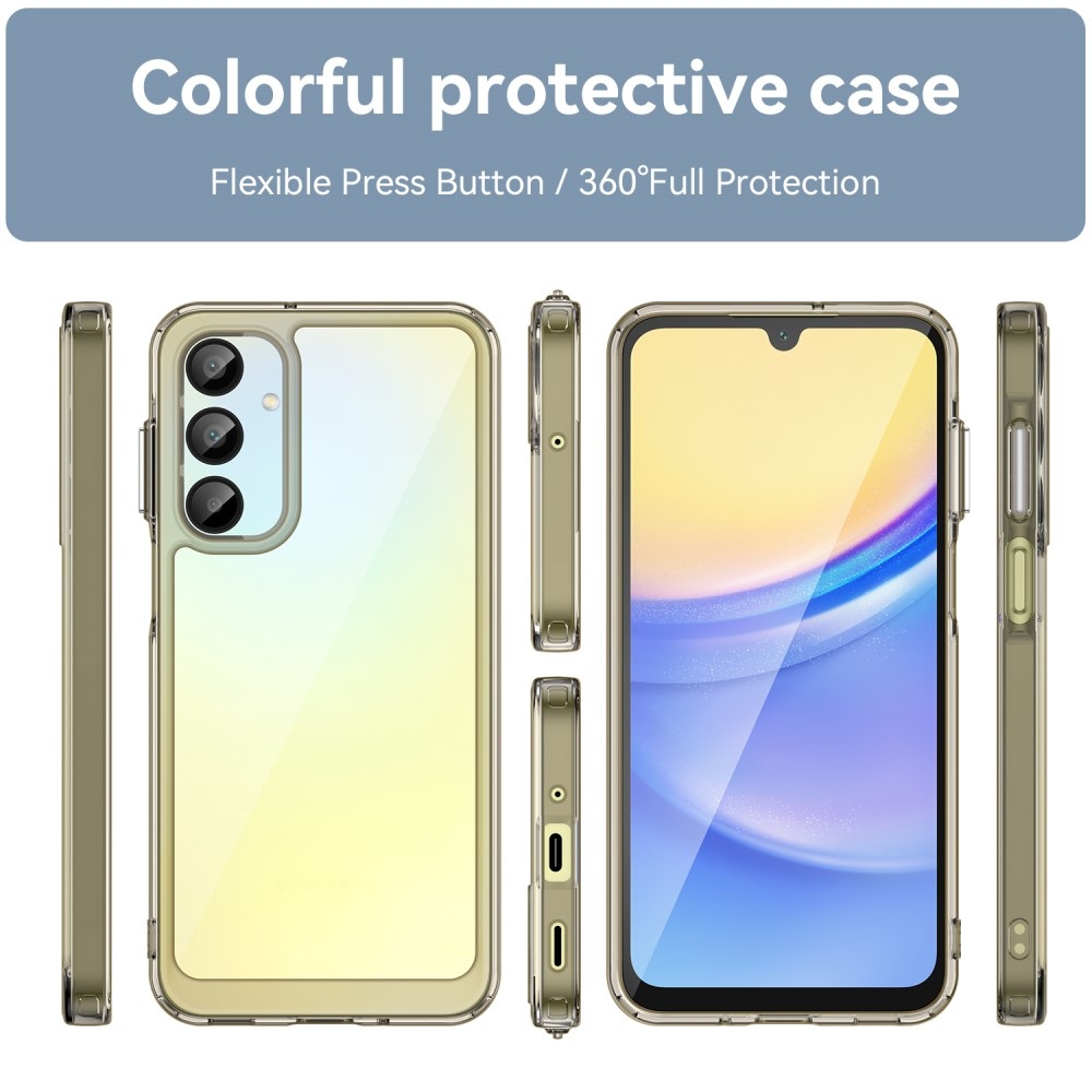 Gelový obal s pevnými zády na Samsung Galaxy A16 4G/5G - šedý