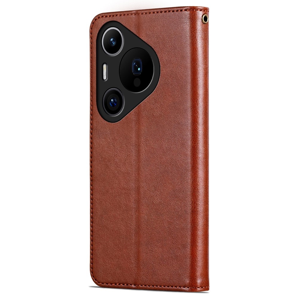 AZNS knížkové pouzdro na Huawei Pura 70 Pro - hnědé