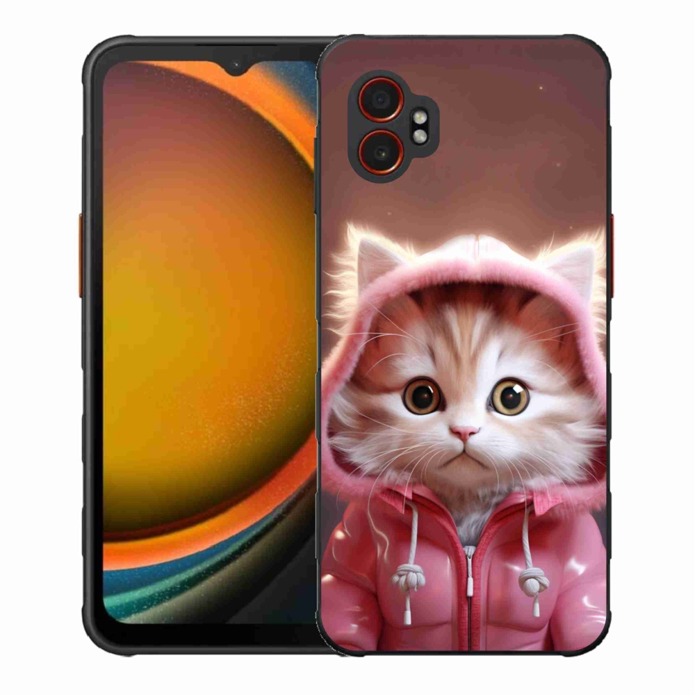 Gelový kryt mmCase na Samsung Galaxy Xcover 7 Pro - roztomilé kotě 3