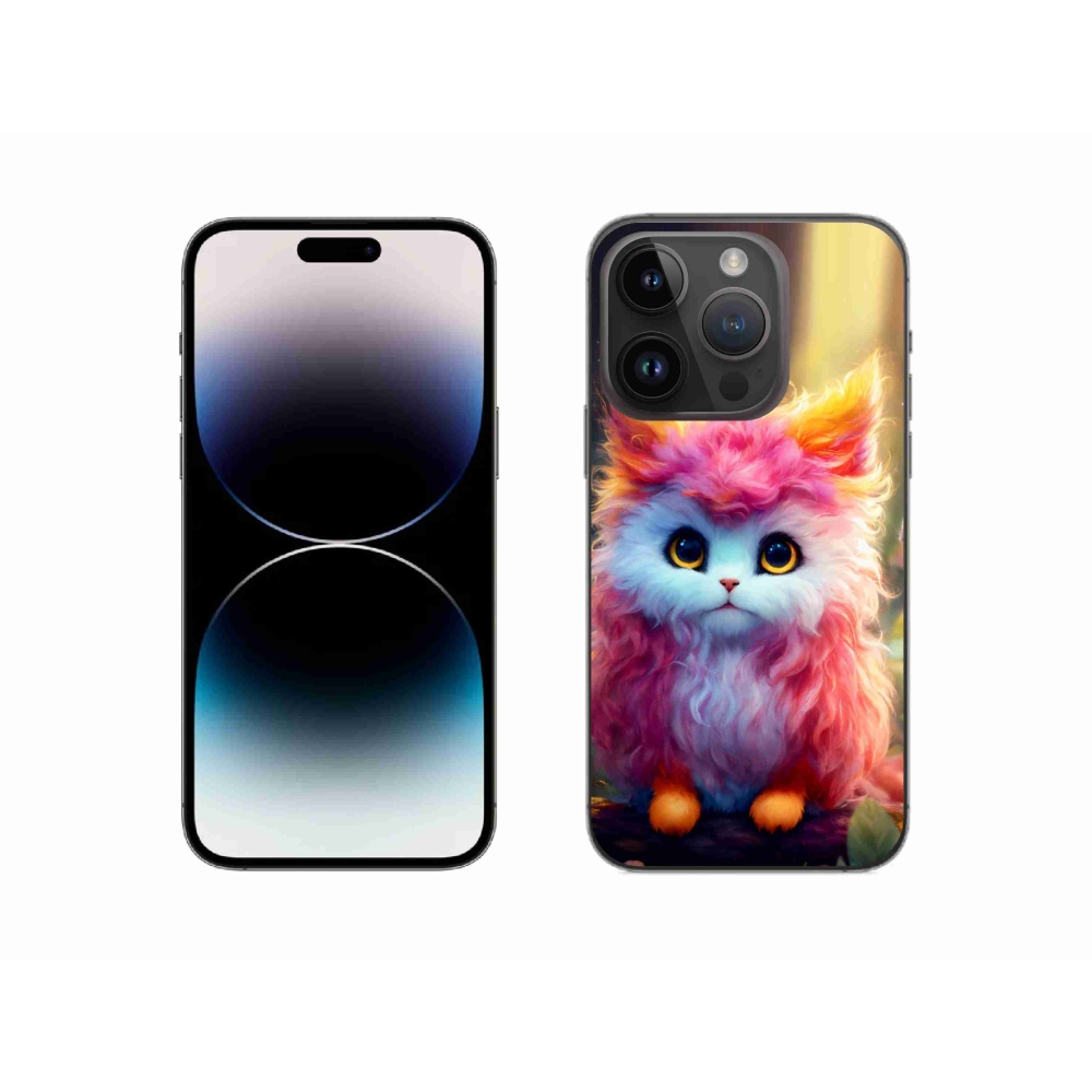 Gelový kryt mmCase na iPhone 14 Pro - roztomilé kotě 5