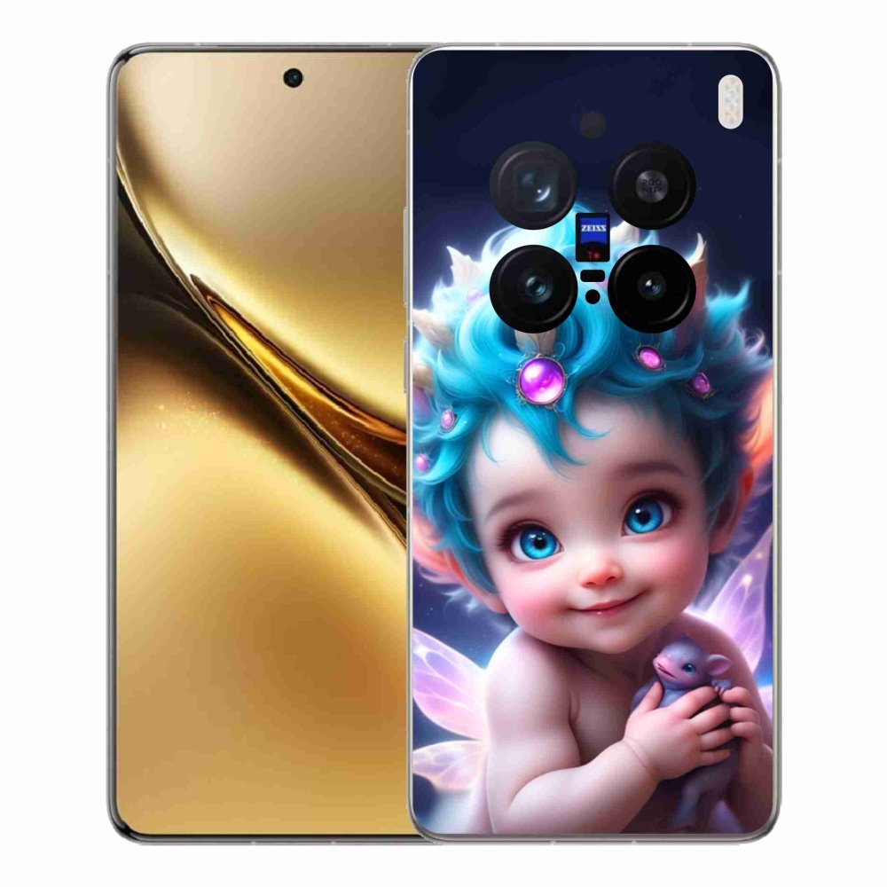 Gelový kryt mmCase na Vivo X200 Pro 5G - dítě s motýlími křídly