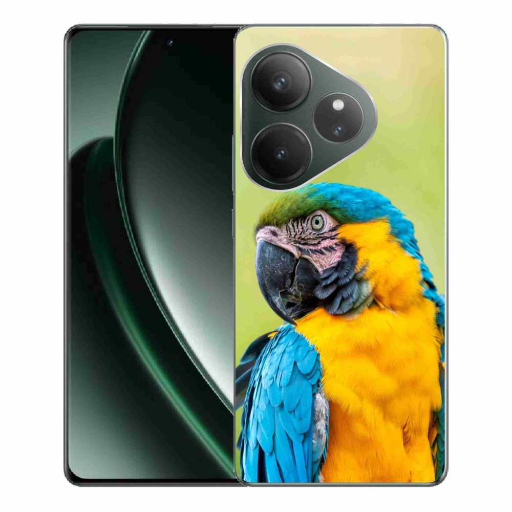 Gelový obal mmCase na Realme GT 6 5G/GT 6T 5G - papoušek ara 2