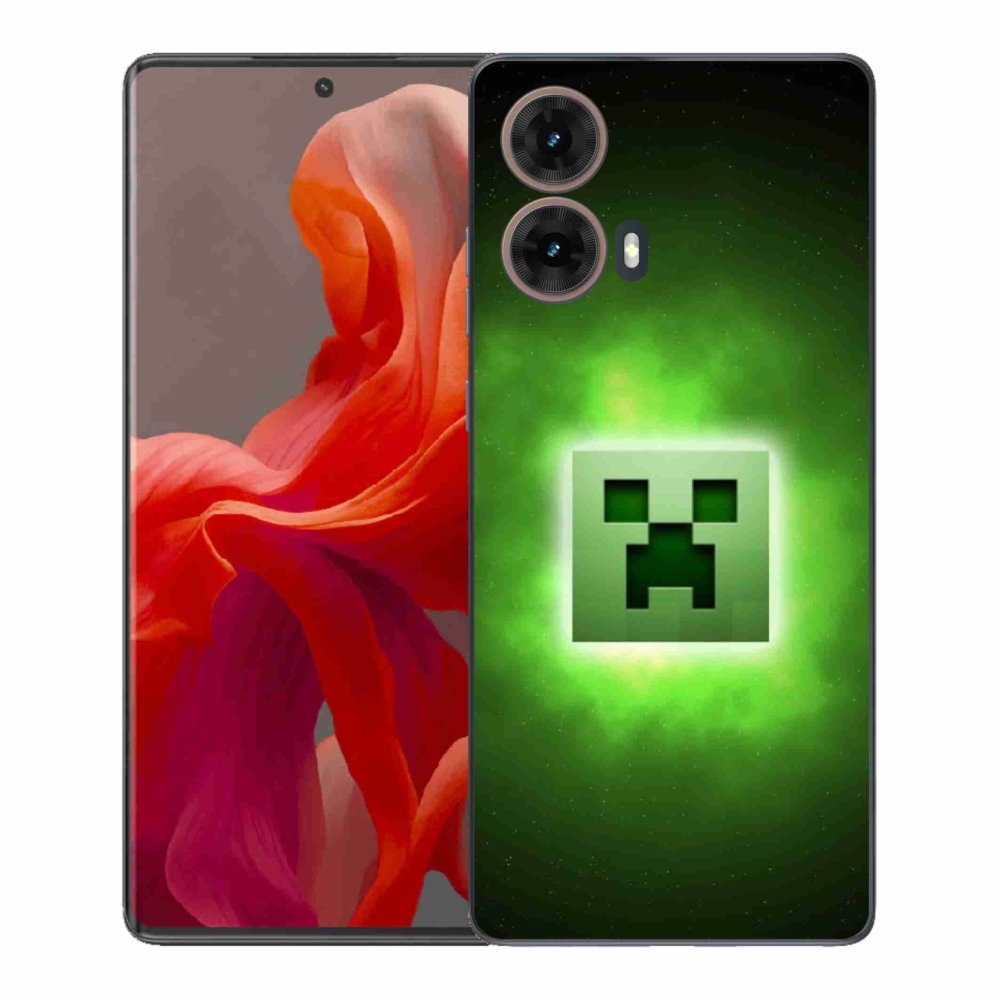 Gelový kryt mmCase na Motorola Moto G85 5G - minecraft