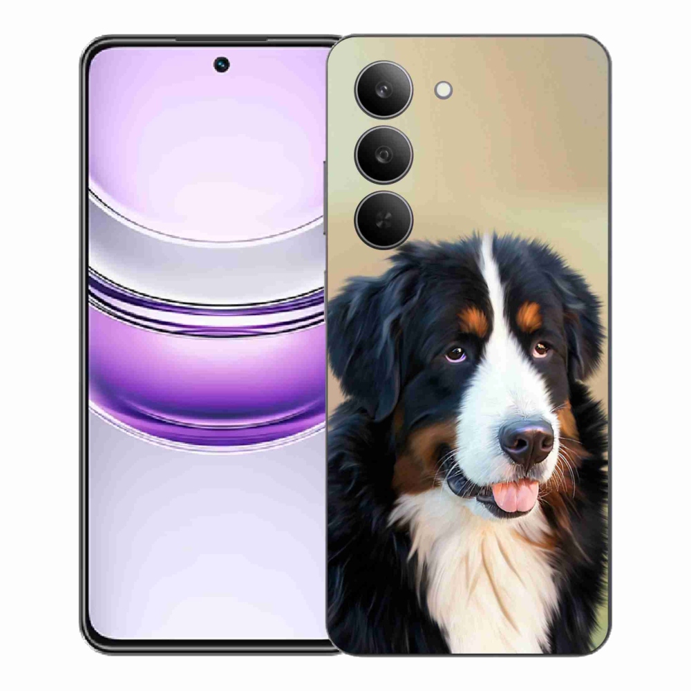 Gelový kryt mmCase na Realme 14x 5G - bernský salašnický pes