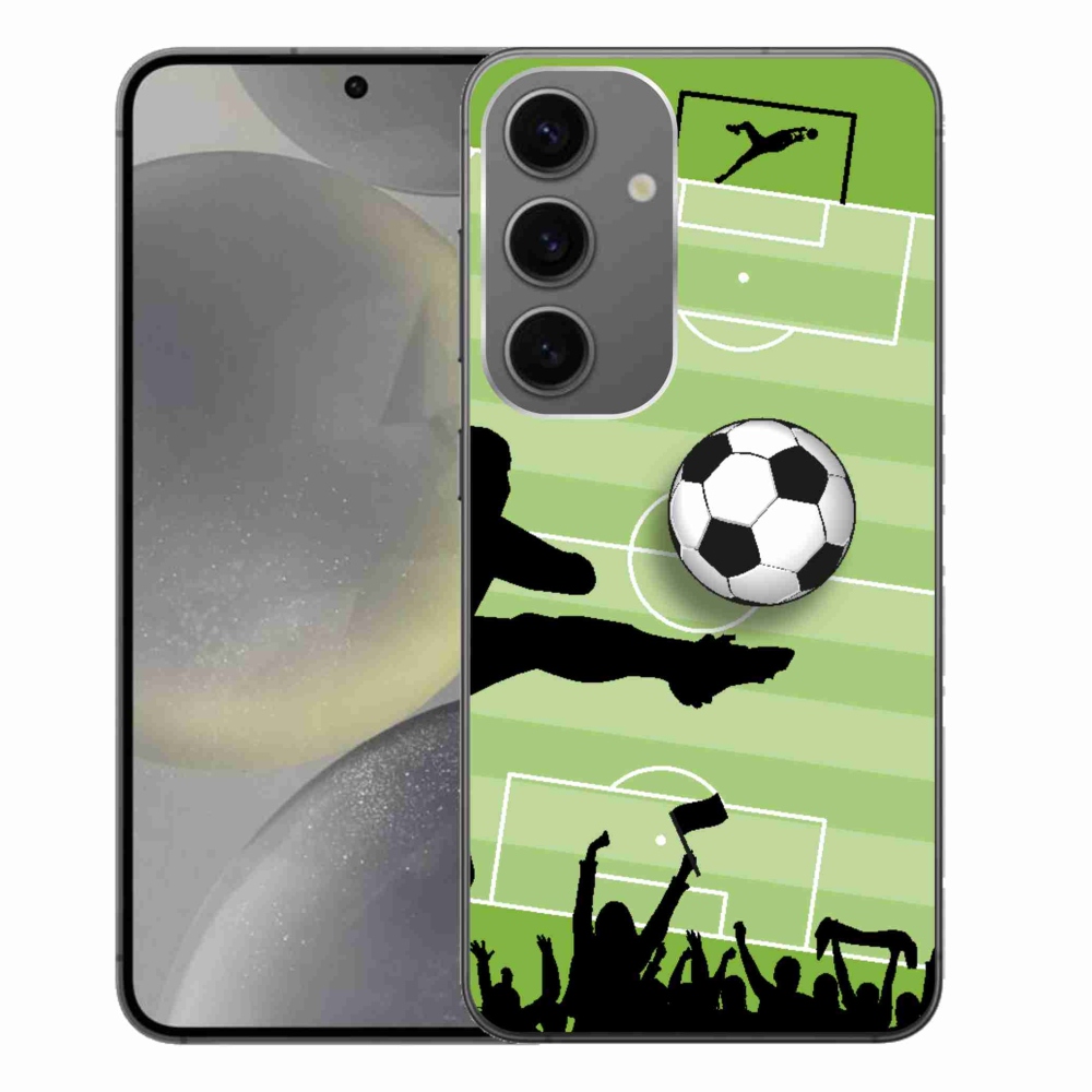 Gelový kryt mmCase na Samsung Galaxy S24+ - fotbal 3