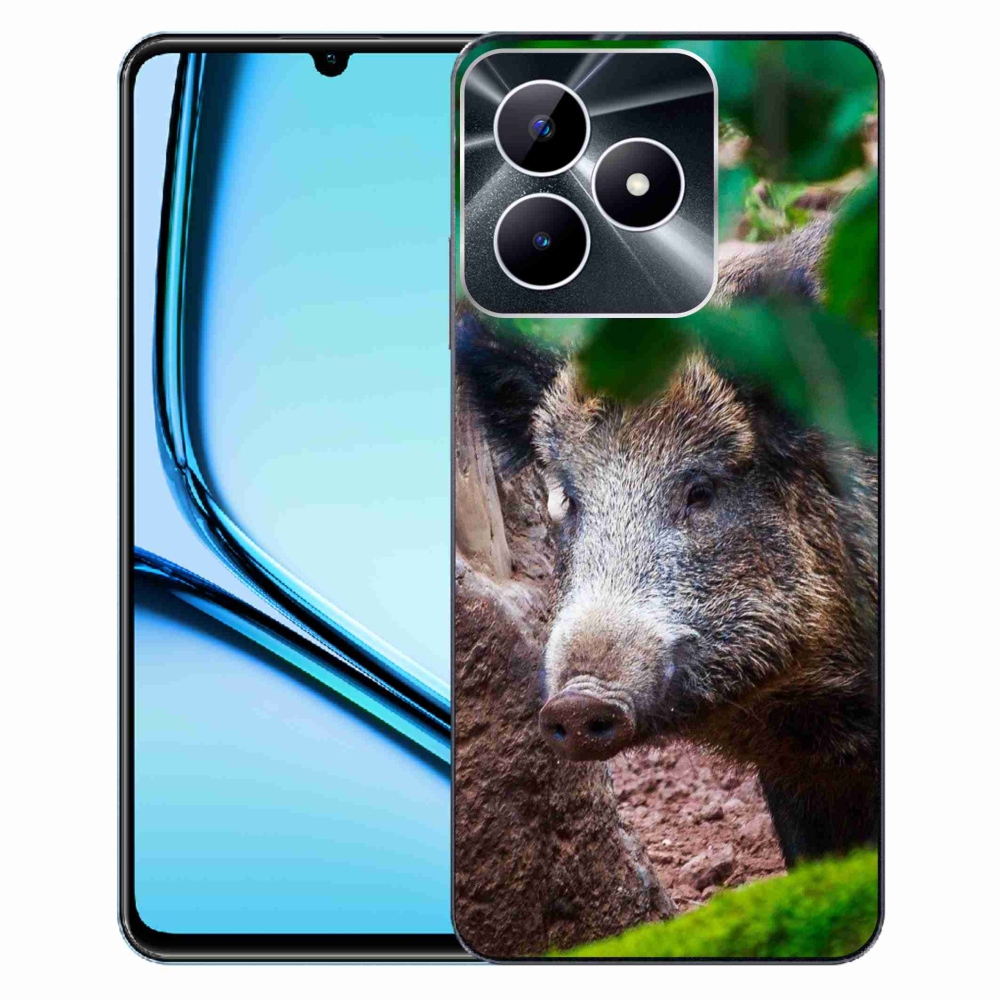 Gelový kryt mmCase na Realme Note 50 - divoké prase