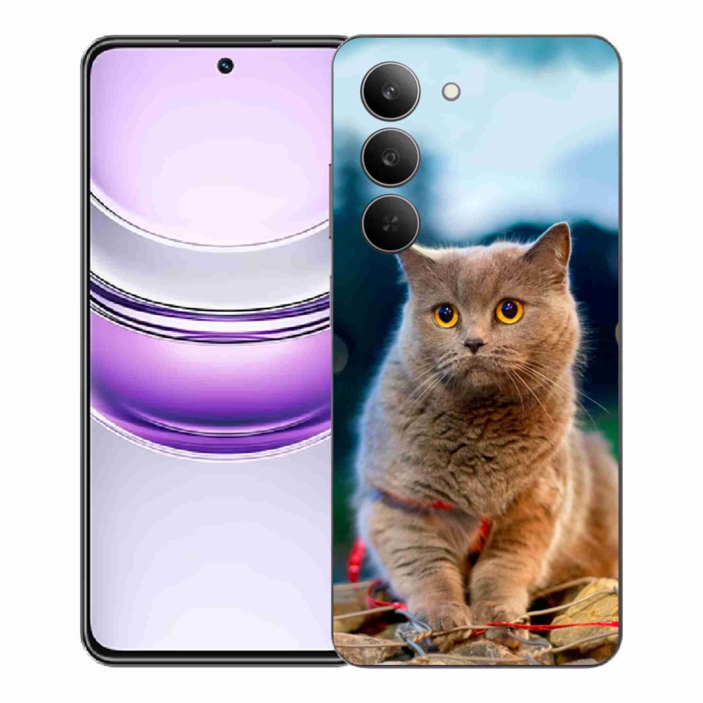 Gelový kryt mmCase na Realme 14x 5G - britská modrá 2