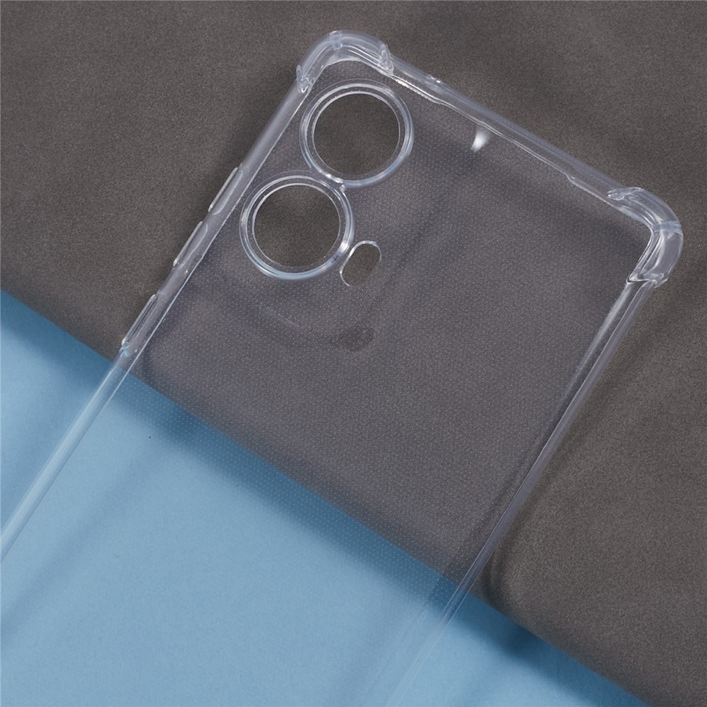 Průhledný gelový obal se šňůrkou na Motorola Moto G85 5G