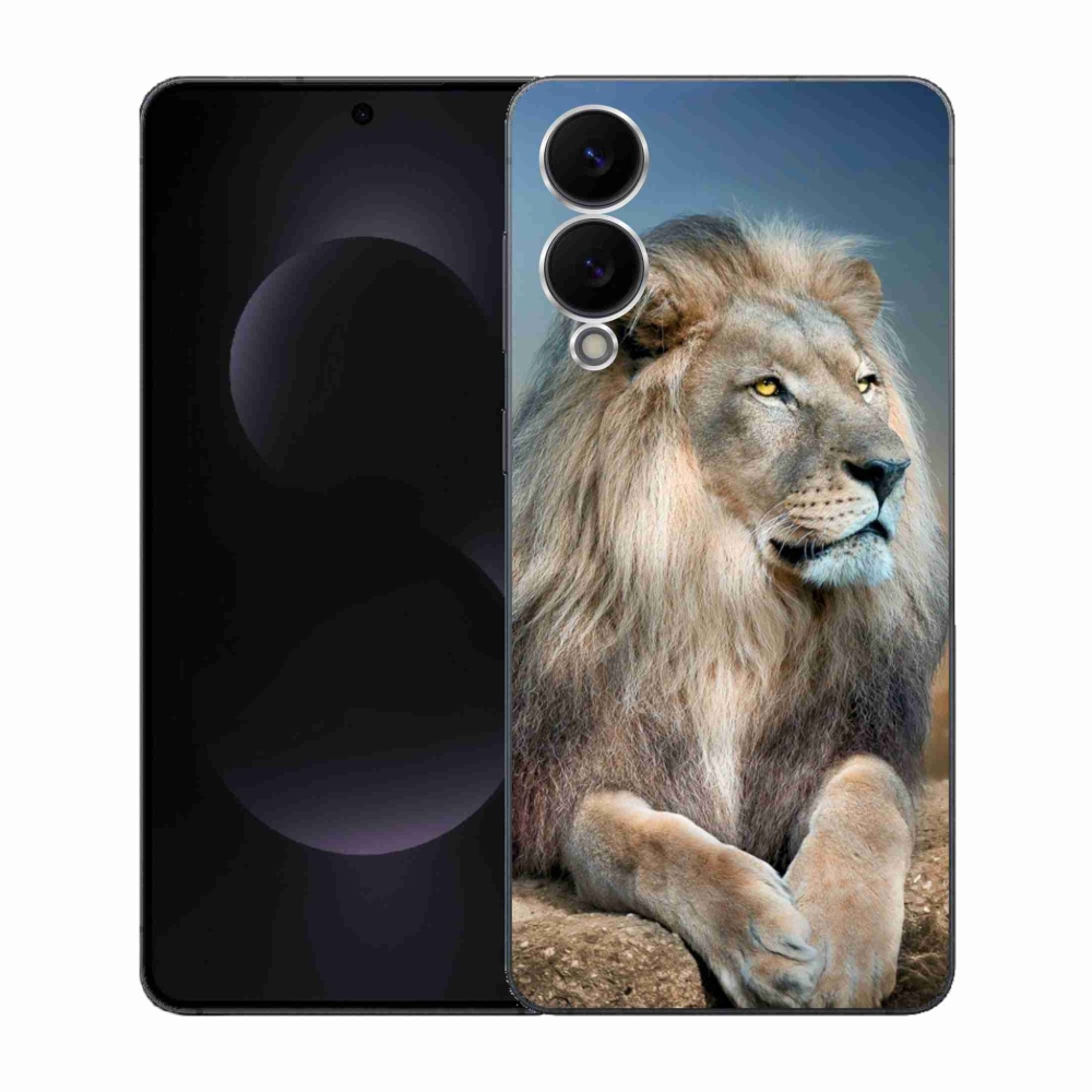 Gelový kryt mmCase na Samsung Galaxy S25 Edge - lev 1