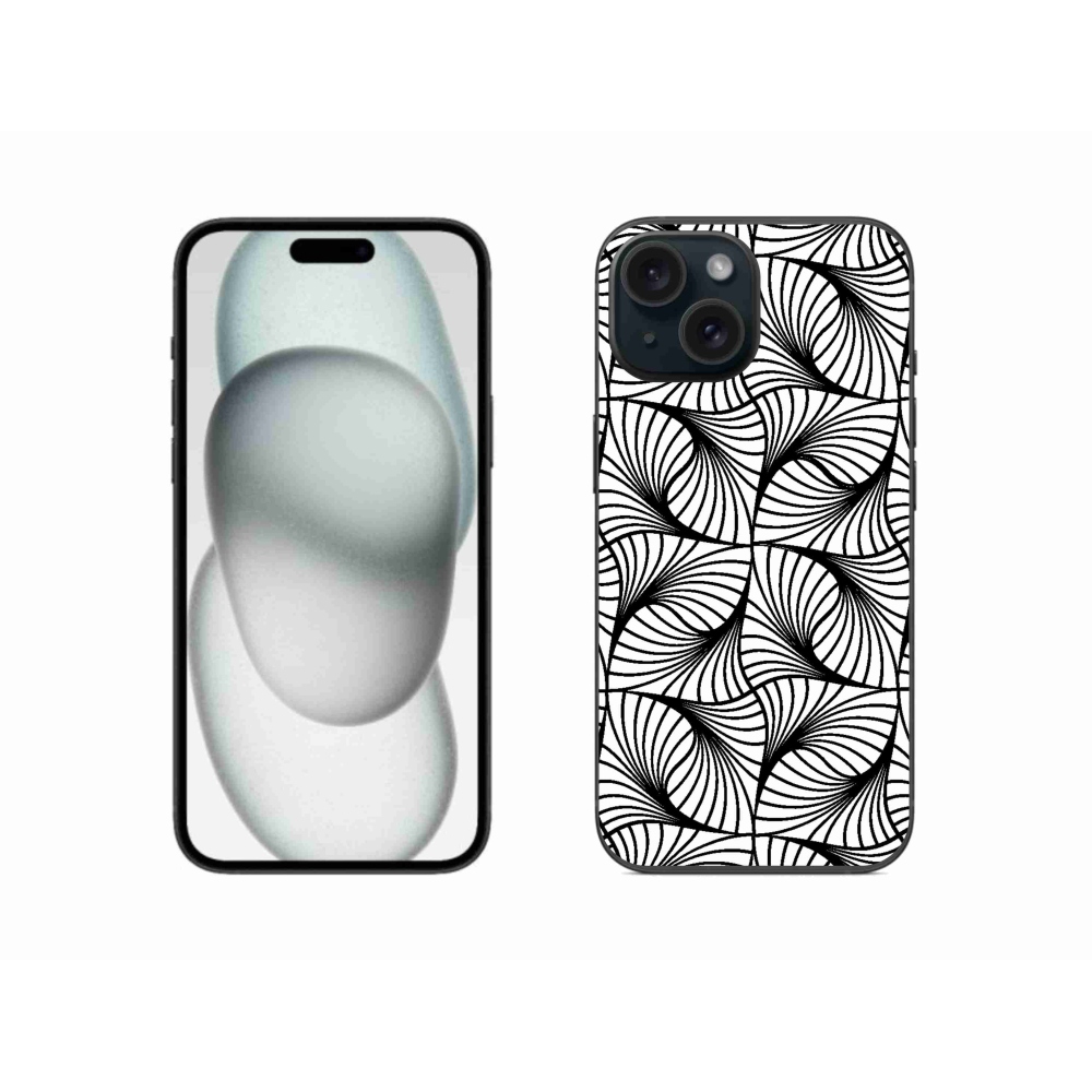 Gelový kryt mmCase na iPhone 15 - abstrakt 11