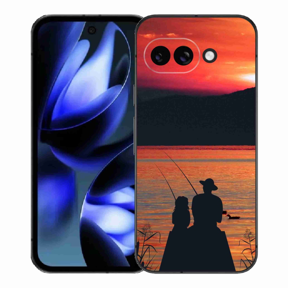 Gelový kryt mmCase na Google Pixel 9a - rybaření 3