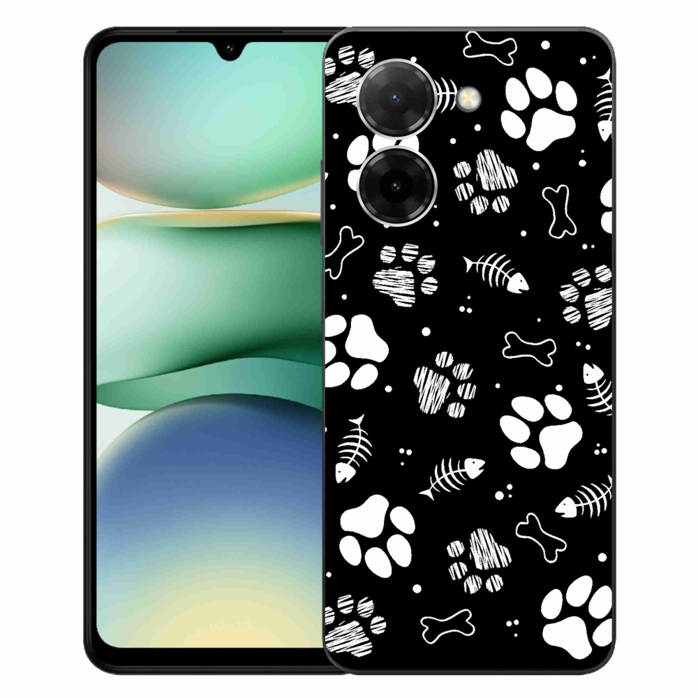 Gelový kryt mmCase na Xiaomi Redmi A5 (171.7x77.8x8.3mm) - psí tlapky