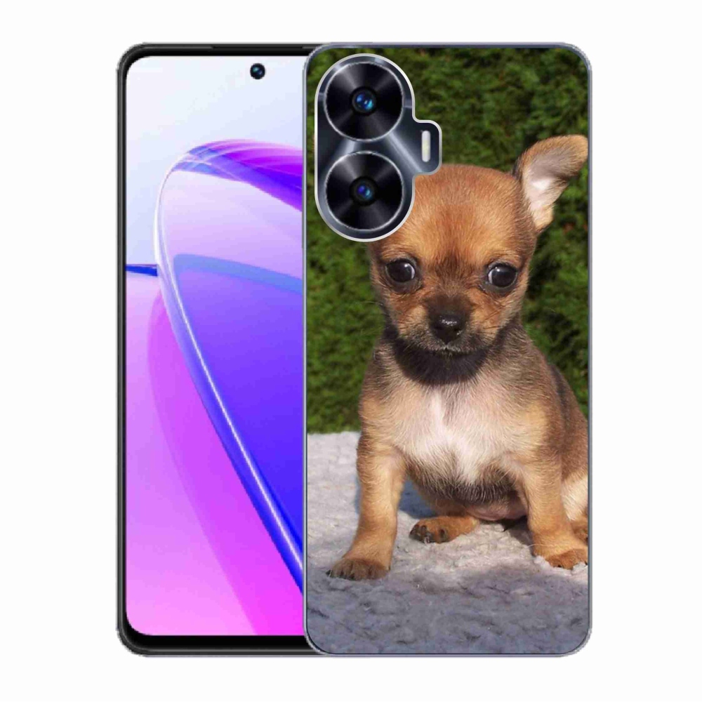 Gelový obal mmCase na Realme C55 - čivava 3