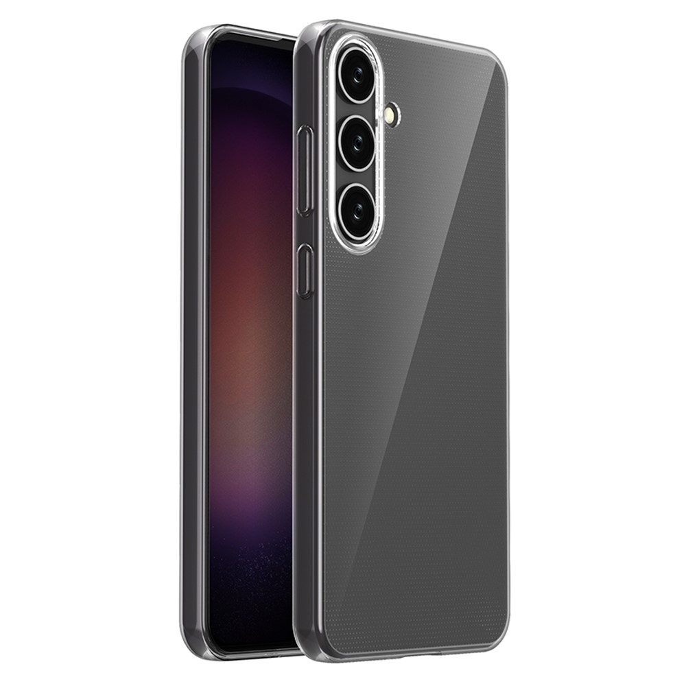 Průhledný gelový obal na Samsung Galaxy S24+ - průhledný