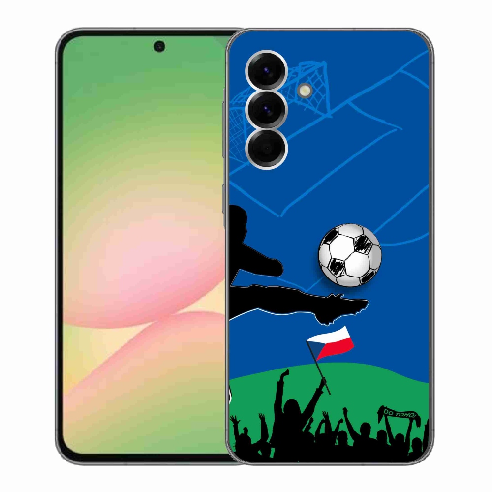 Gelový kryt mmCase na Samsung Galaxy A56 5G - fanoušci fotbalu