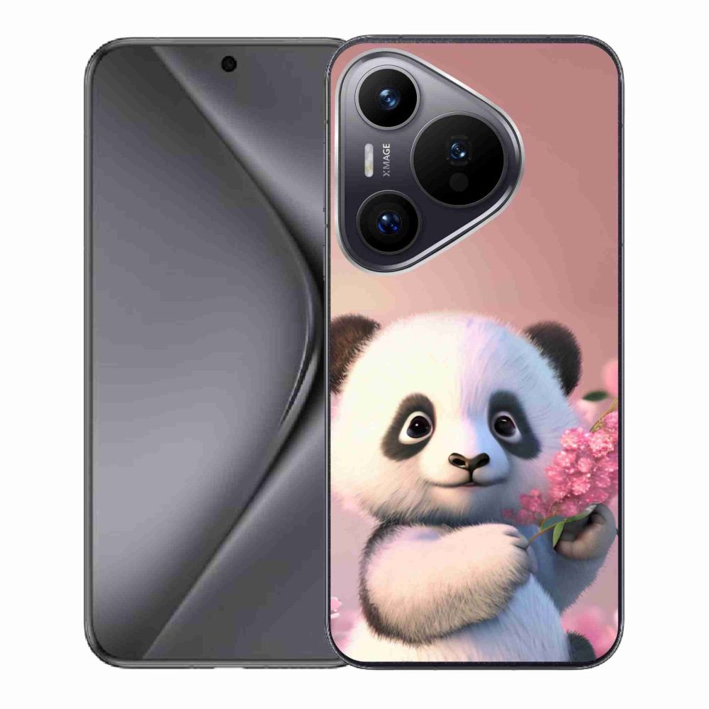 Gelový kryt mmCase na Huawei Pura 70 - roztomilá panda
