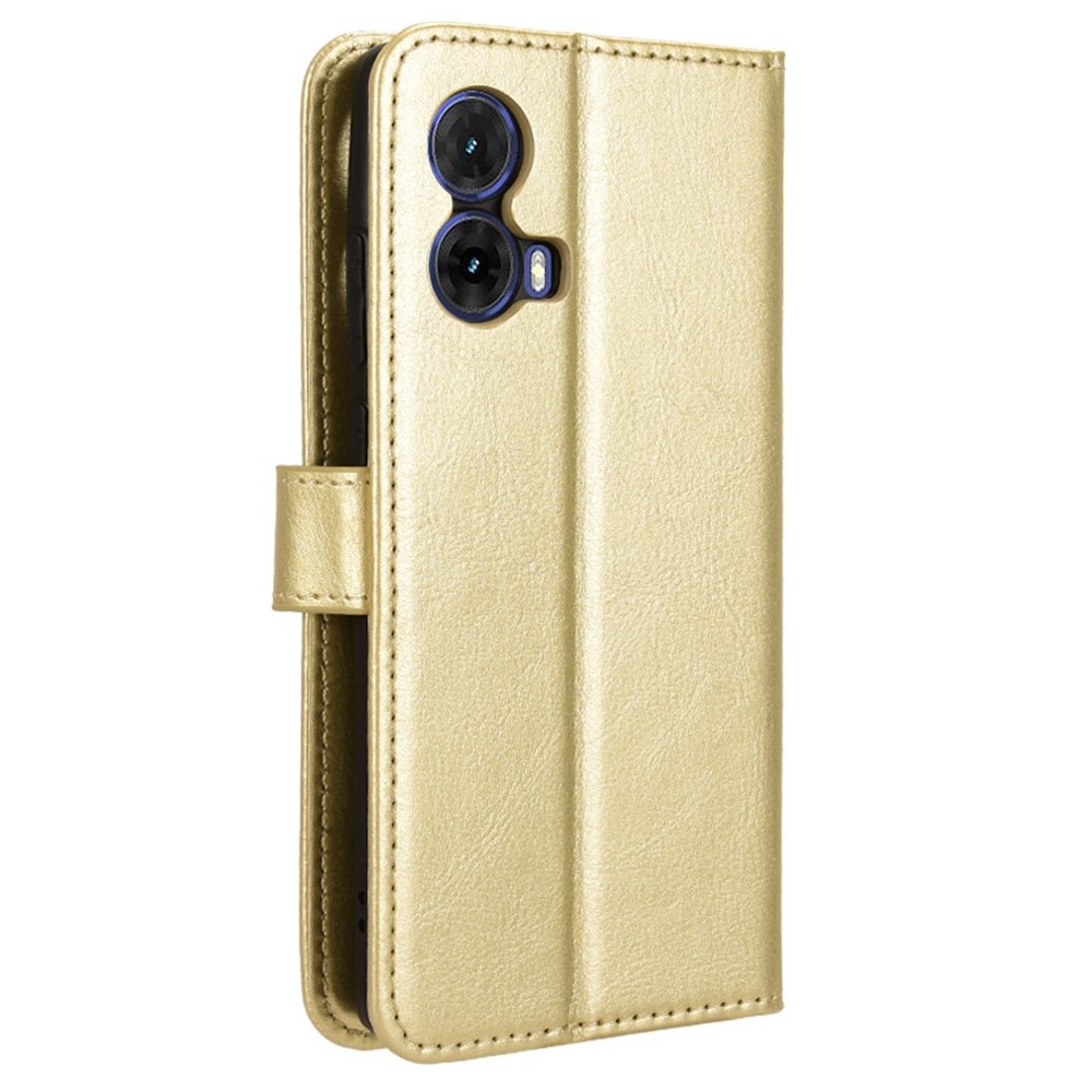 Crazy knížkové pouzdro na Motorola Moto G85 5G - zlaté