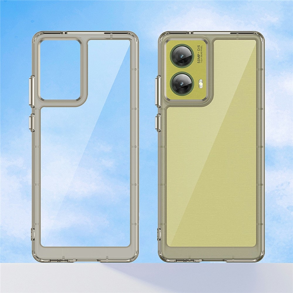 Gelový obal s pevnými zády na Motorola Moto G85 5G - šedý