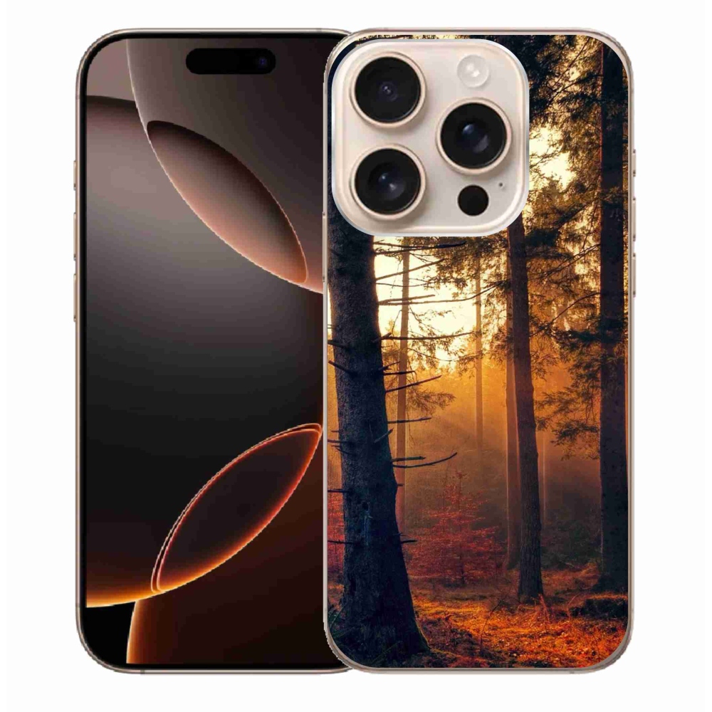 Gelový obal mmCase na iPhone 16 Pro Max - les