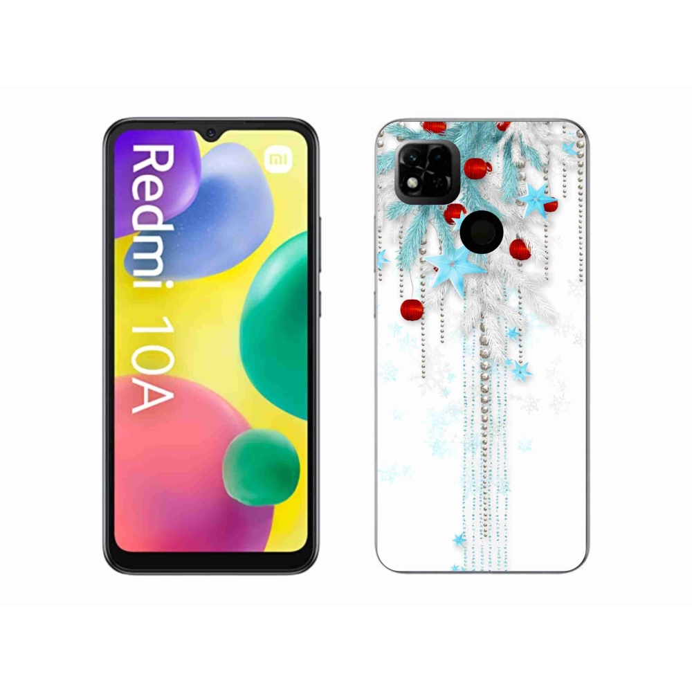 Gelový kryt mmCase na Xiaomi Redmi 10A - vánoční ozdoby
