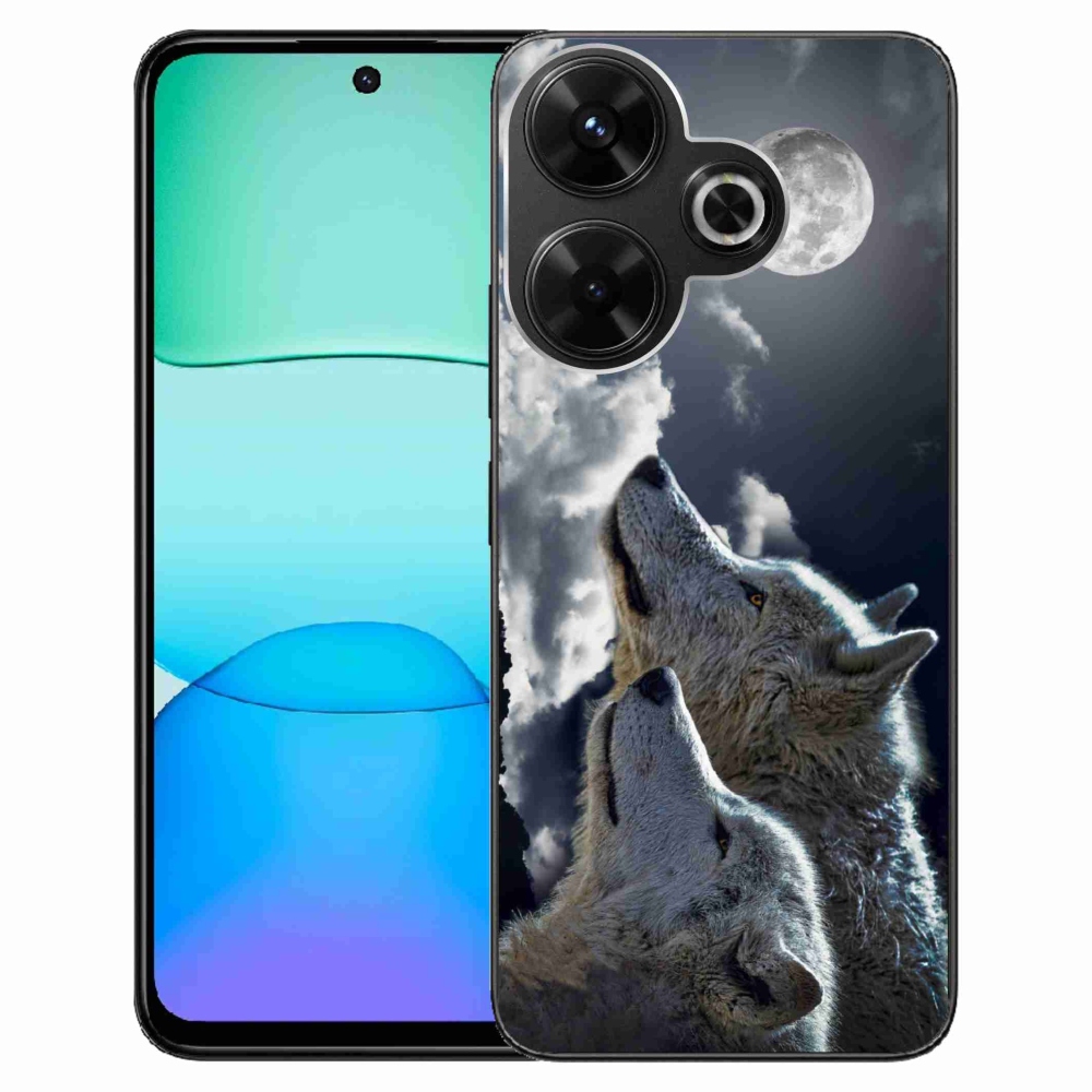 Gelový kryt mmCase na Xiaomi Redmi 13 4G/Poco M6 4G - vlci