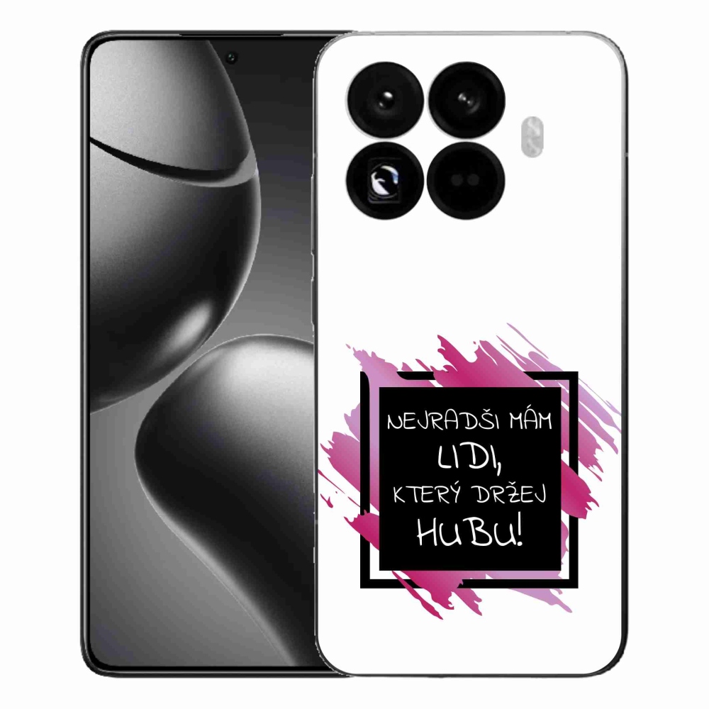 Gelový kryt mmCase na Xiaomi 15T Pro - vtipný text 7 černobílé pozadí