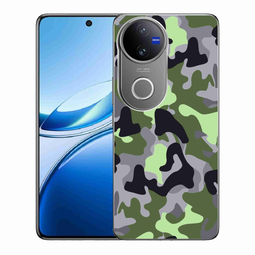 Gelový kryt mmCase na Vivo V50 5G - maskáčový vzor 7
