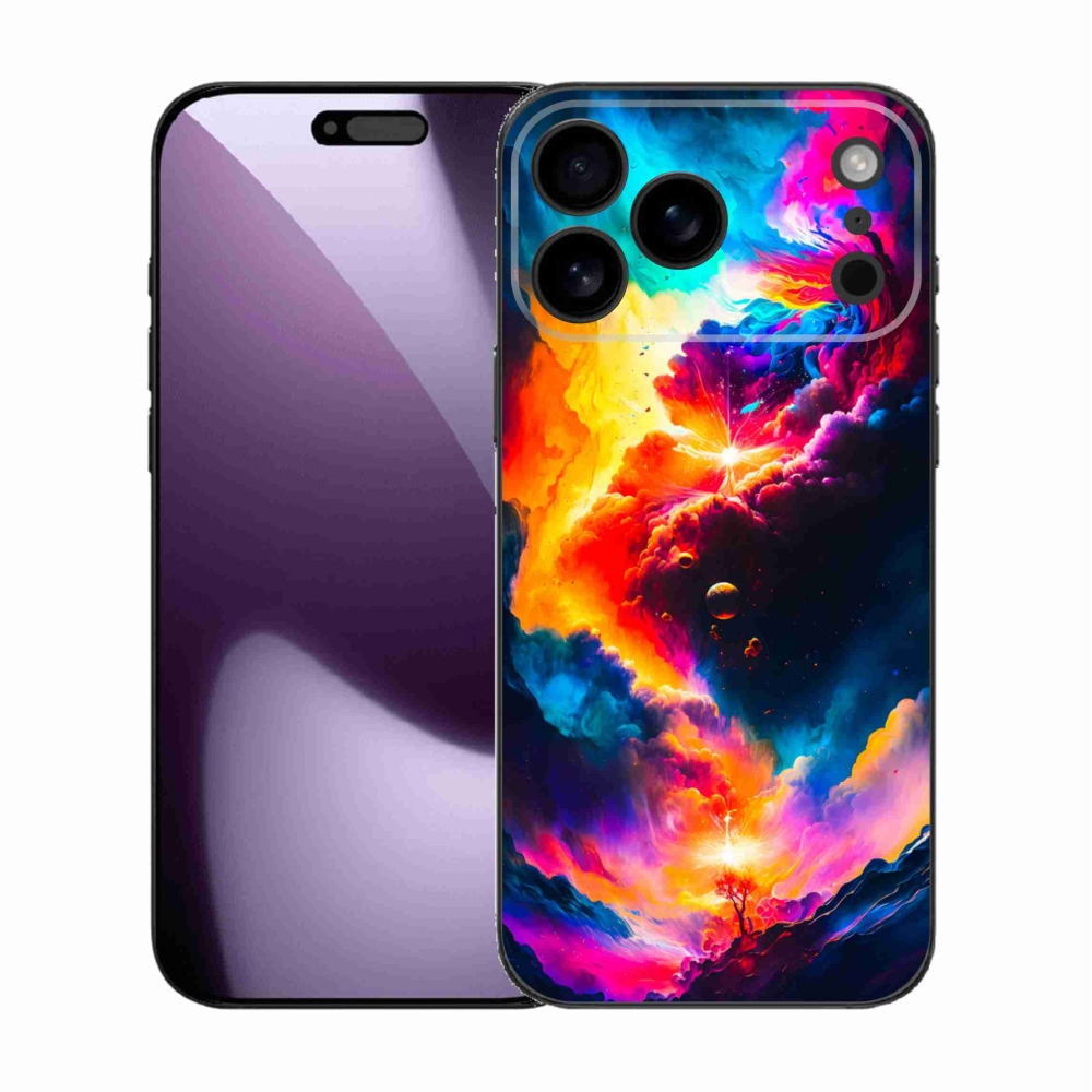 Gelový kryt mmCase na iPhone 17 Pro Max - abstraktní motiv