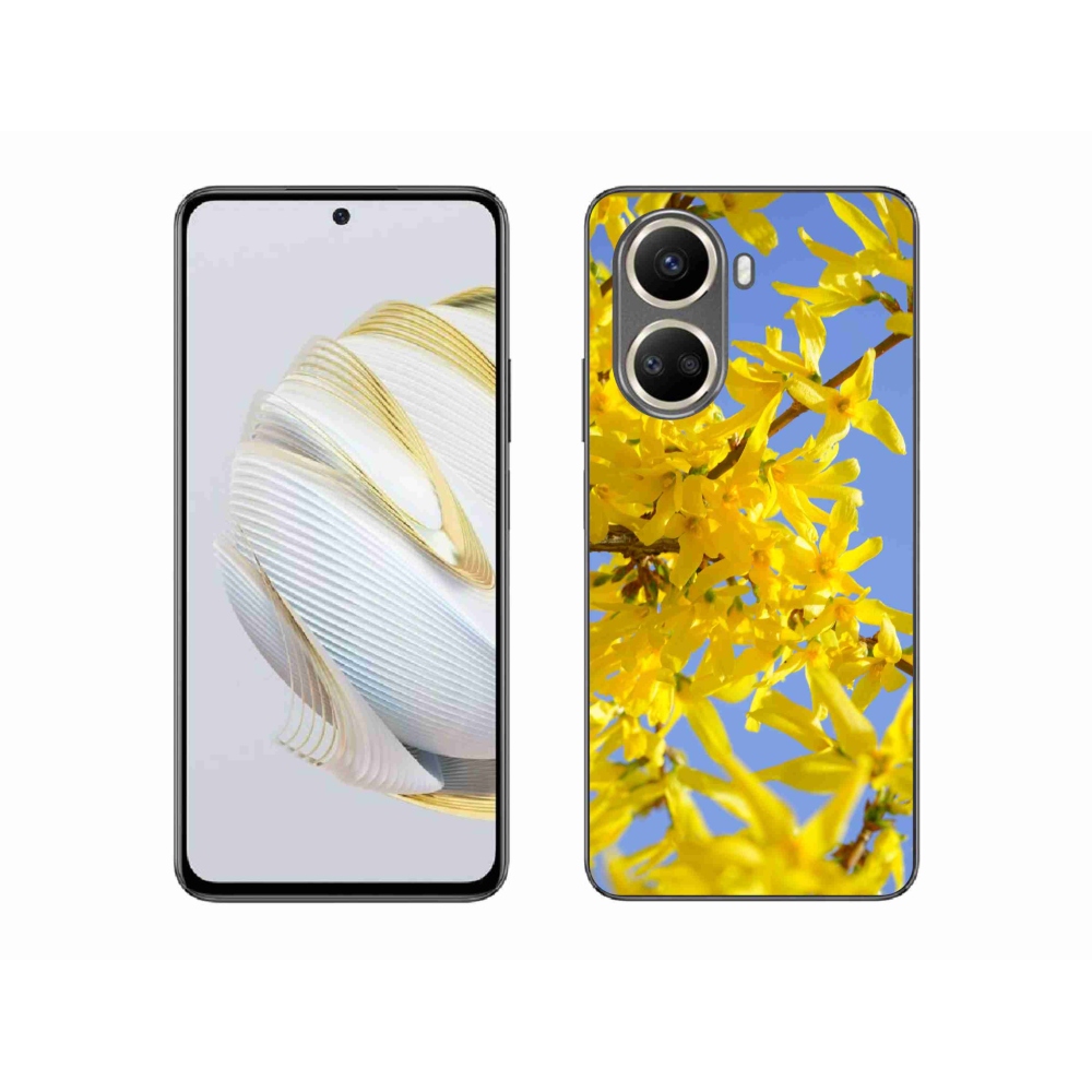 Gelový kryt mmCase na Huawei Nova 10 SE - žluté květy