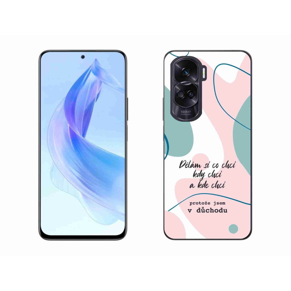 Gelový kryt mmCase na Honor 90 Lite - vtipný text 10 bílé pozadí