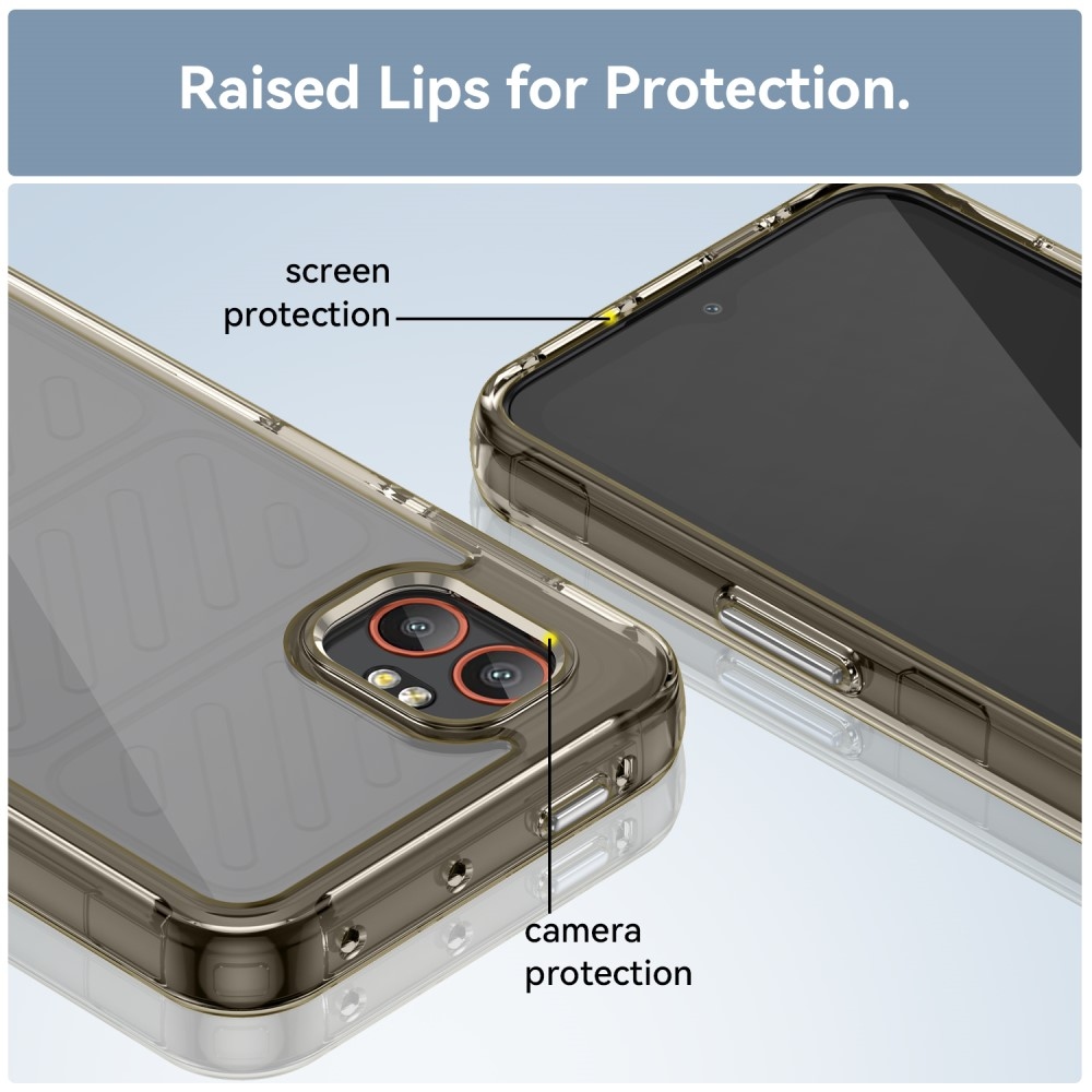 Gelový obal s pevnými zády na Samsung Galaxy Xcover 7 Pro - šedé