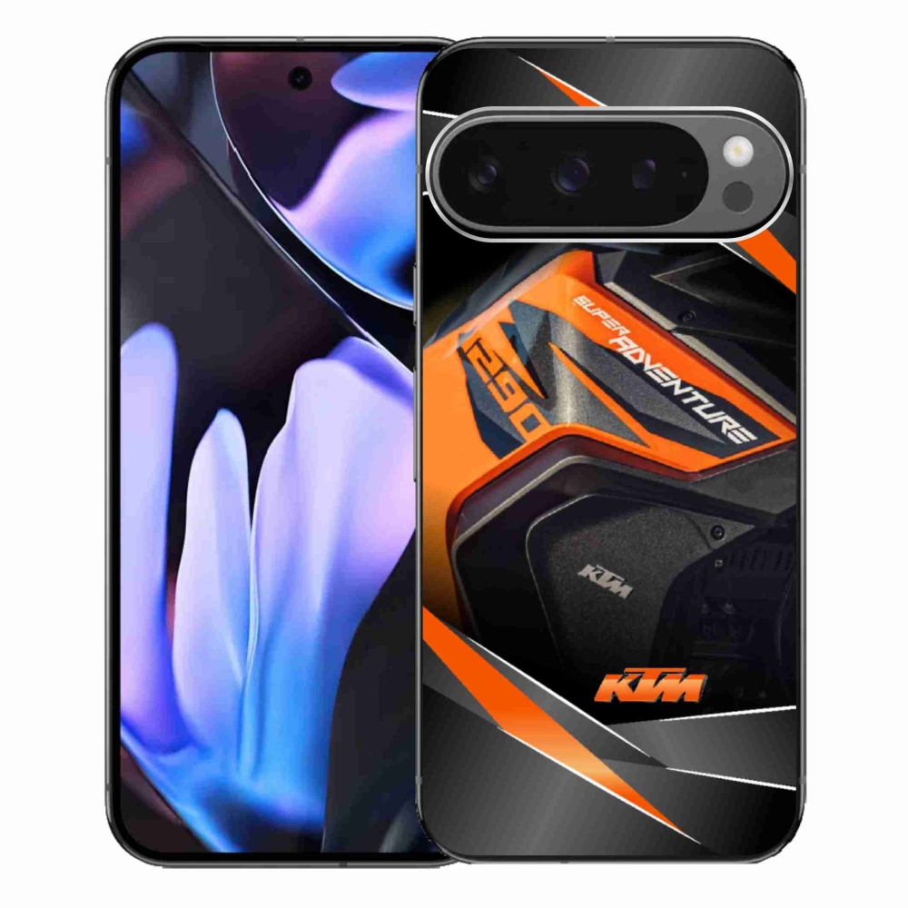 Gelový kryt mmCase na Google Pixel 9 Pro XL - motorka ktm