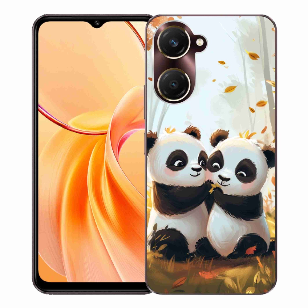 Gelový kryt mmCase na Vivo Y28s 5G - pandy
