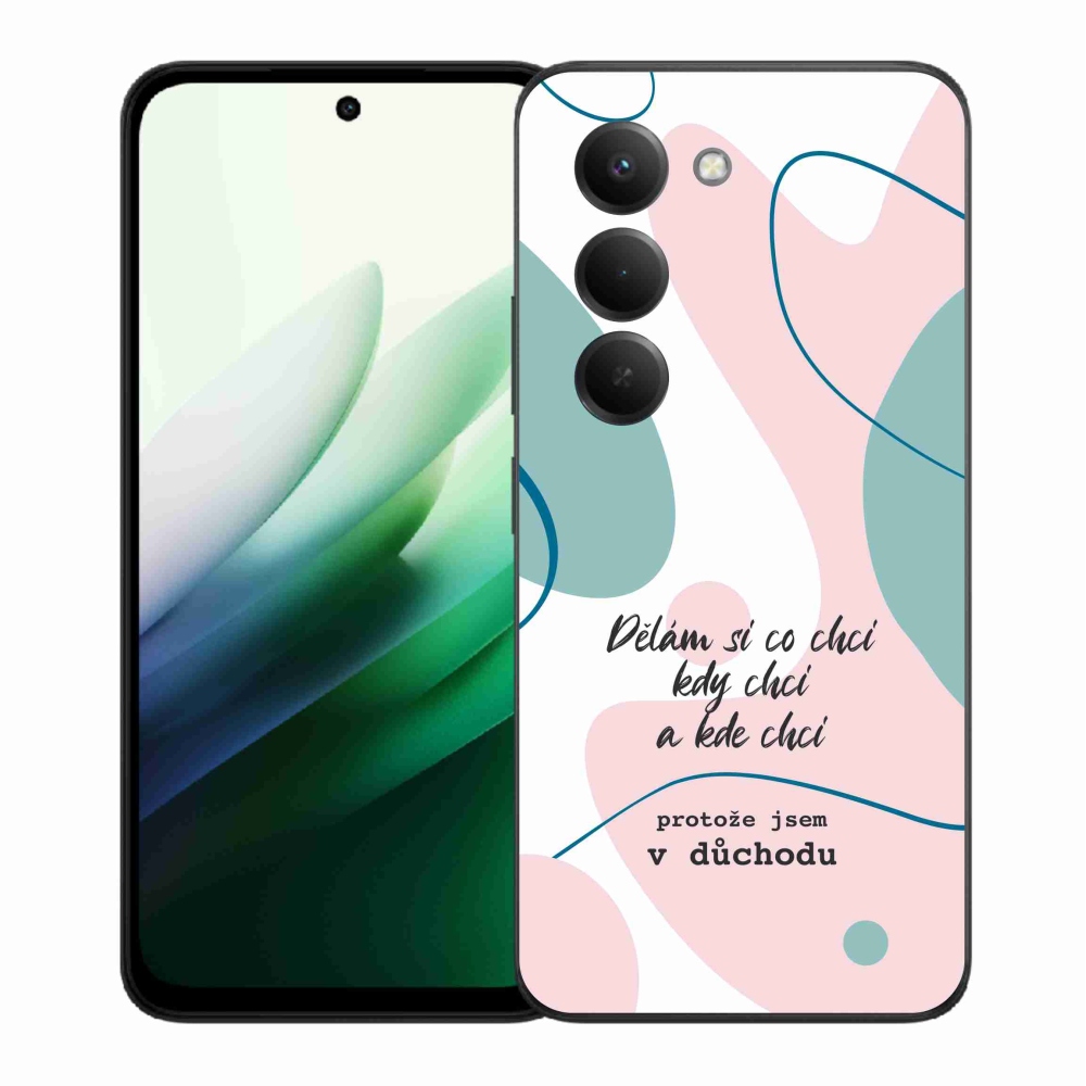 Gelový kryt mmCase na Xiaomi Redmi 15 5G (169mm) - vtipný text 10 bílé pozadí