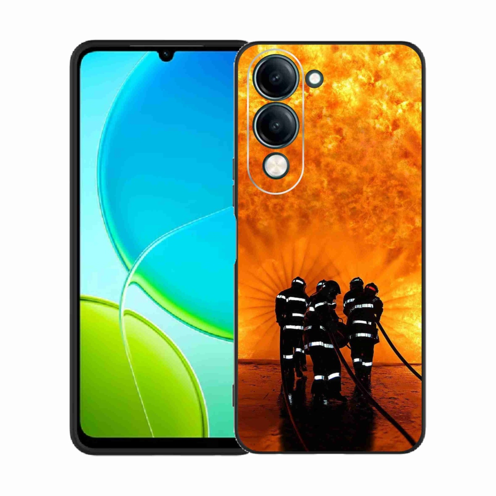 Gelový kryt mmCase na Vivo Y29s 5G - požár