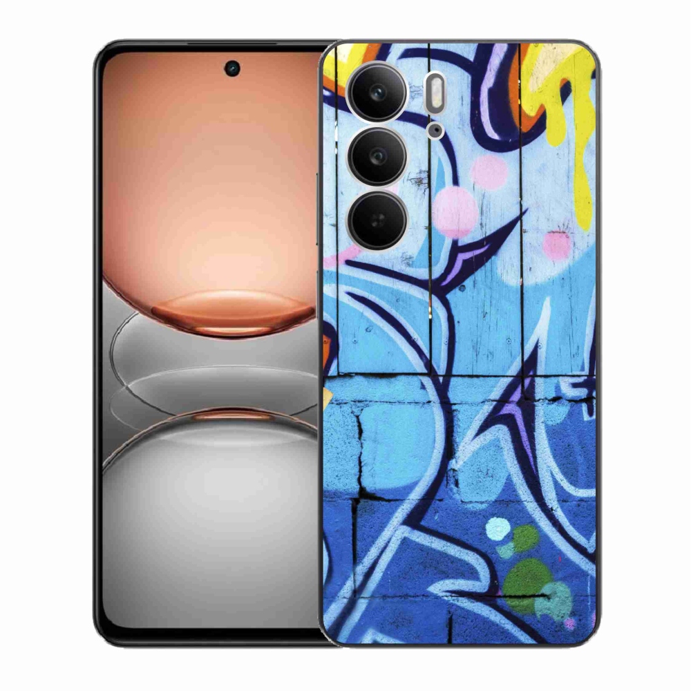 Gelový kryt mmCase na Realme C75 - graffiti