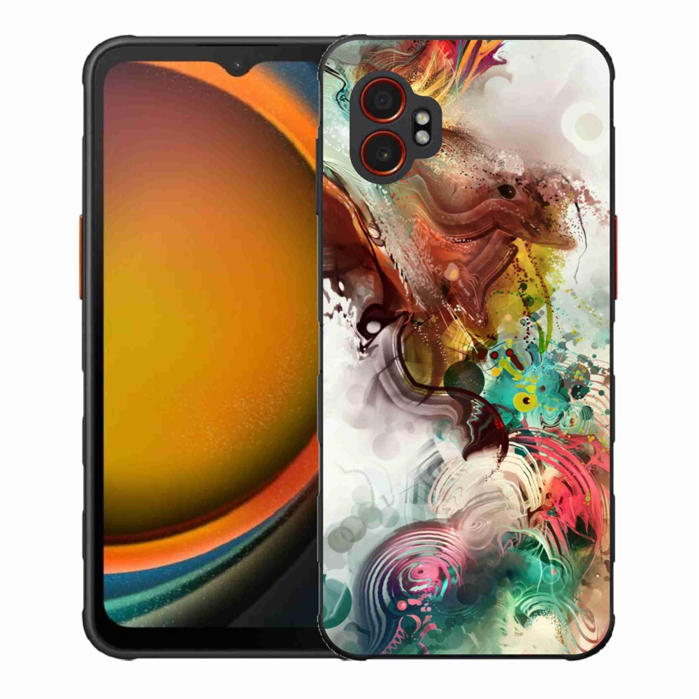Gelový kryt mmCase na Samsung Galaxy Xcover 7 Pro - abstrakt 1