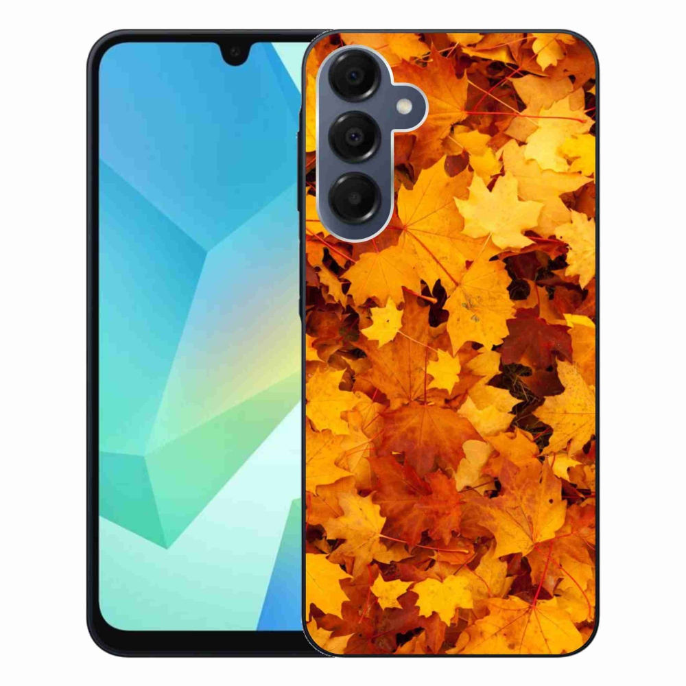 Gelový kryt mmCase na Samsung Galaxy A16 4G/5G - javorové listy