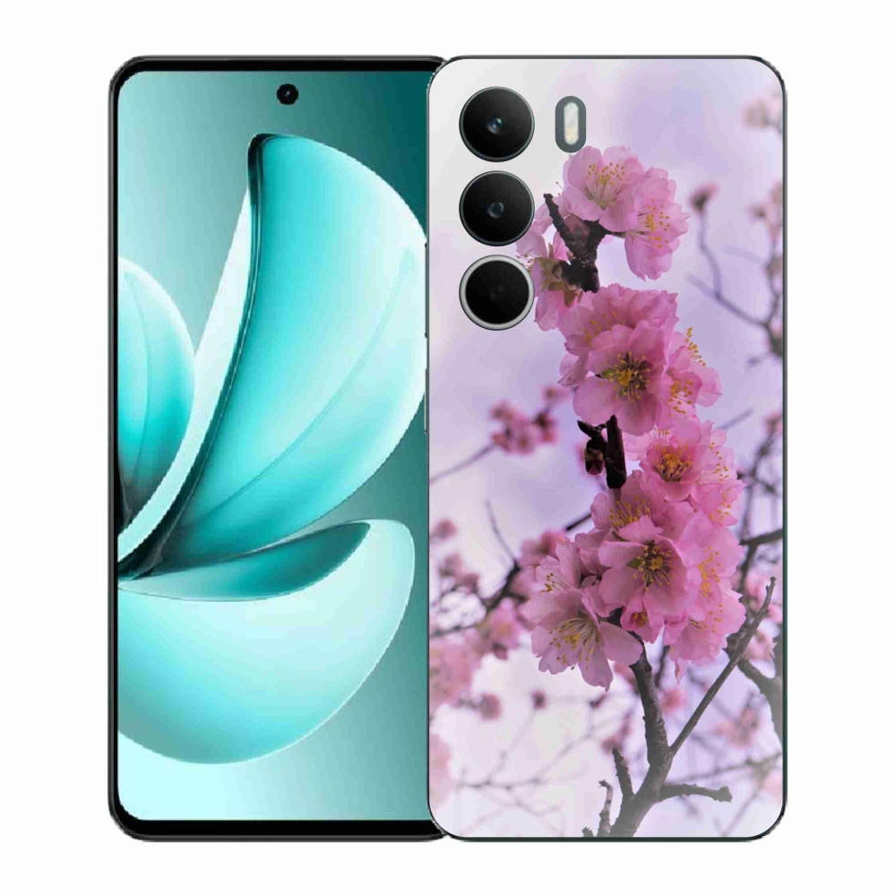 Gelový kryt mmCase na Realme C71 - květiny 7