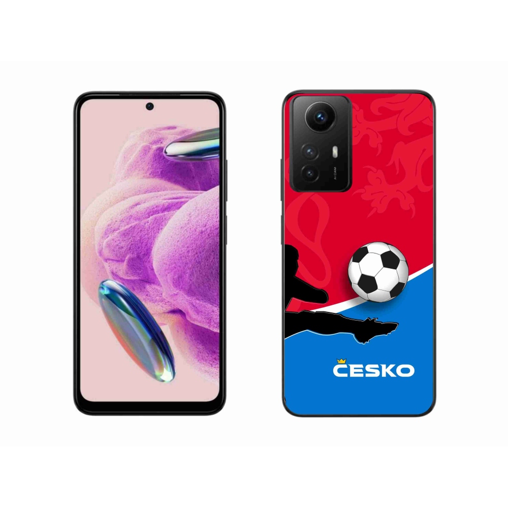 Gelový kryt mmCase na Xiaomi Redmi Note 12S - fotbal Česko 2