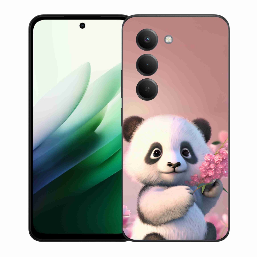 Gelový kryt mmCase na Xiaomi Redmi 15 5G (169mm) - roztomilá panda