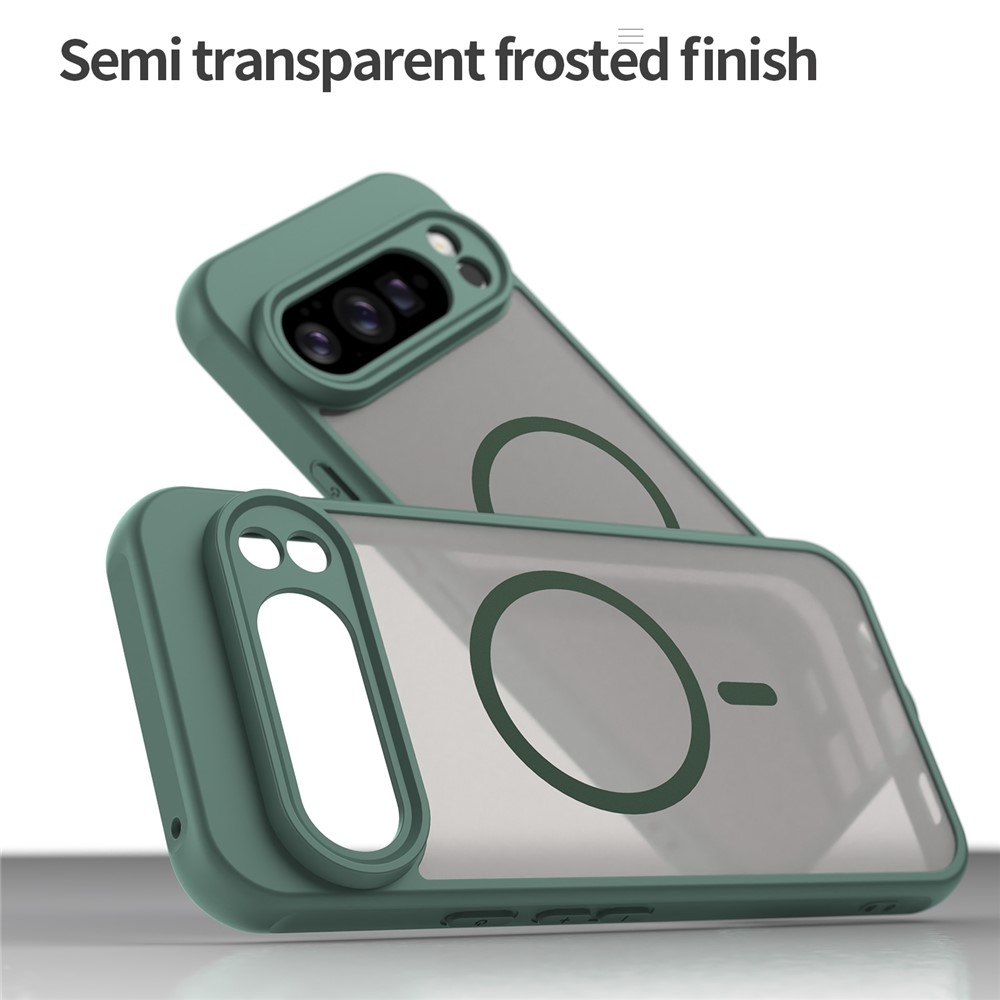 Case matný gelový obal s MagSafe na Google Pixel 10 Pro XL - zelený