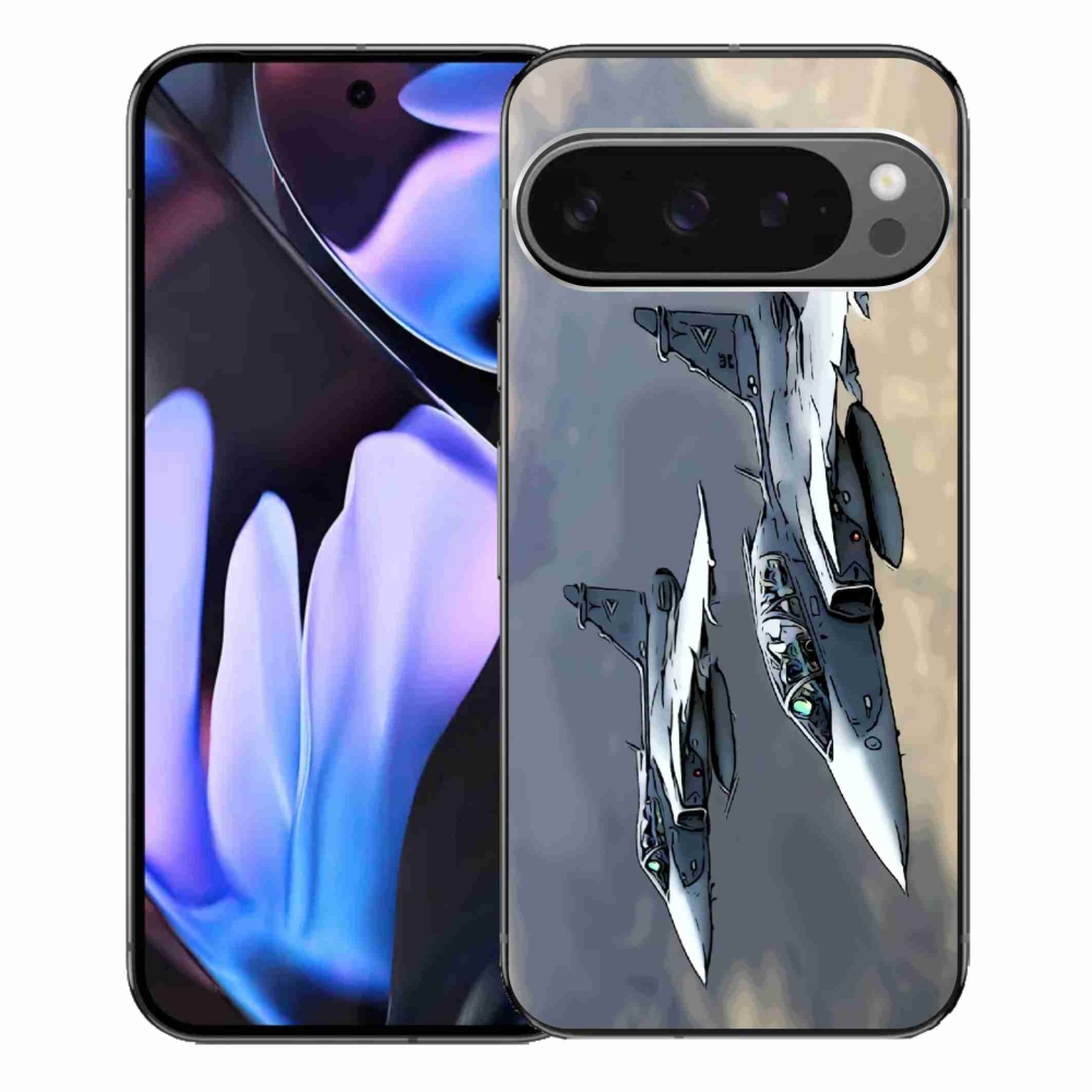 Gelový kryt mmCase na Google Pixel 9 Pro XL - stíhačky