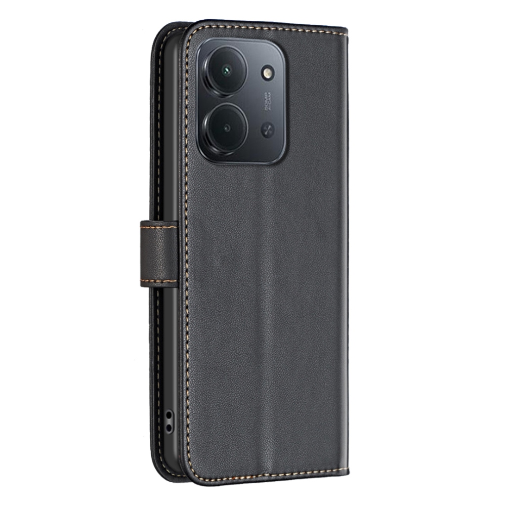 BNF knížkové pouzdro na Xiaomi Redmi 15C 4G/5G (173mm) - černé